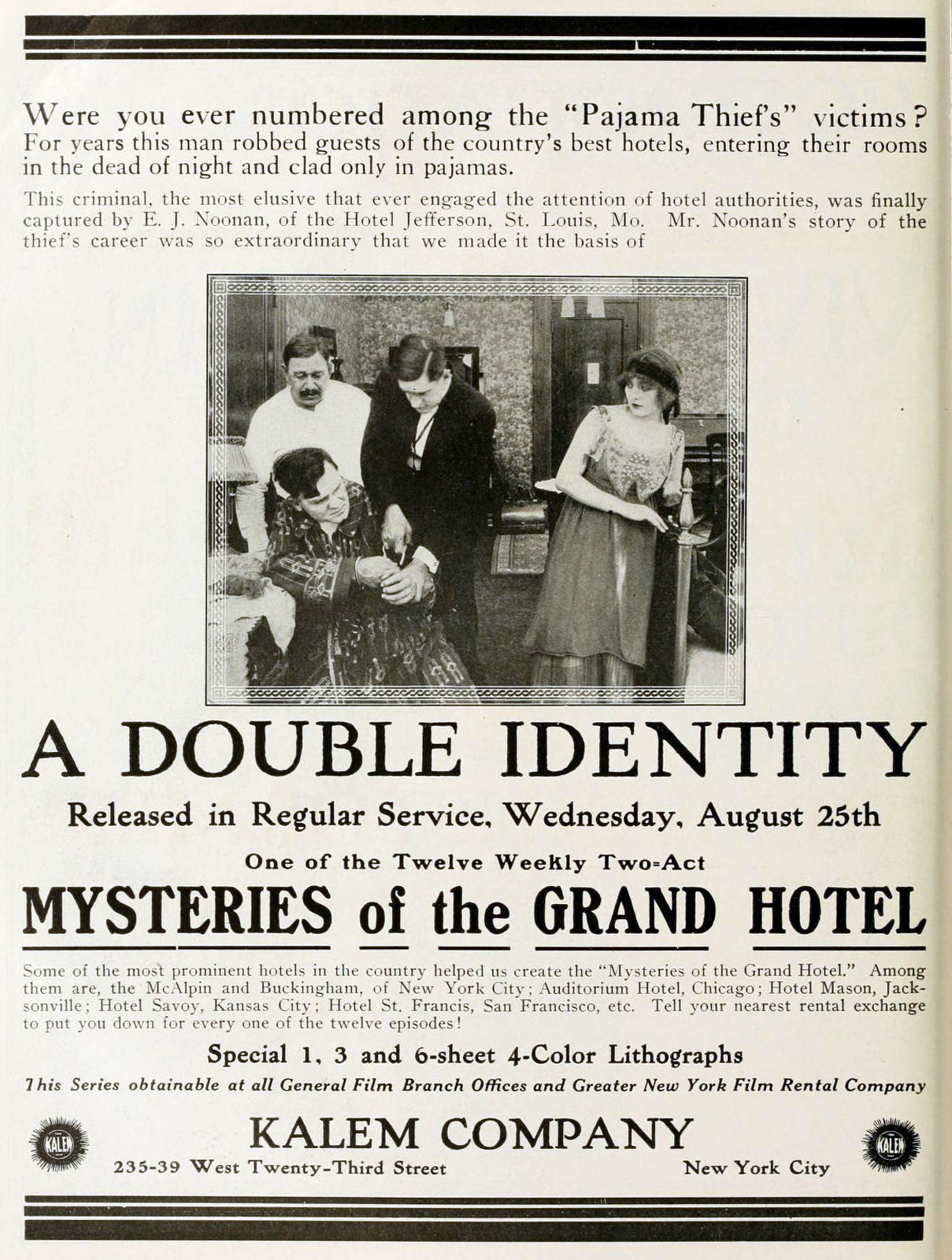 Mysteries of the Grand Hotel #6 A Double Identity